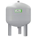 Reflex V buffervat 60 liter, 10 bar, (max) 110°C, 1", grijs