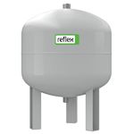 Reflex V buffervat 40 liter, 10 bar, (max) 110°C, 1", grijs