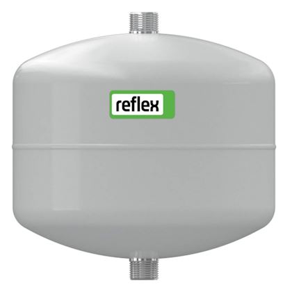 Reflex V buffervat 20 liter, 10 bar, (max) 110°C, 3/4", grijs
