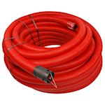 Wavin MantelFlex PE mantelbuis met trekdraad 90mm rol l= 50000 mm rood