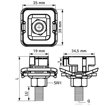 Walraven BIS RapidStrut Hammerfix G2 M10 L=40 mm UltraProtect 1000