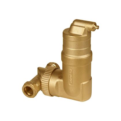 Spirotech SpiroVent RV2 luchtafscheider, verticaal/horizontaal, 1.1/4", binnendraad