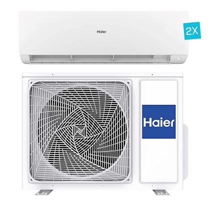 Haier Serene Multi-split 2x binnenunit 2,5 kW + 1x buitenunit 5,0 kW R32 wit (incl. 2x IR afstandsbediening en Wifi)