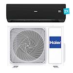 Haier Serene Multi-split 2x binnenunit 2,5 kW + 1x buitenunit 5,0 kW R32 zwart (incl. 2x IR afstandsbediening en Wifi)
