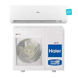 Haier Serene Multi-split 2x binnenunit 3,5 kW + 1x buitenunit 7,0 kW R32 wit (incl. 2x IR afstandsbediening en Wifi)
