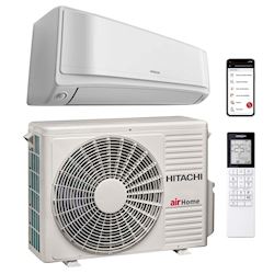 Hitachi airHome 600 binnen + buitenunit 3,5 kW R32 (incl. IR afstandsbediening en Wifi)