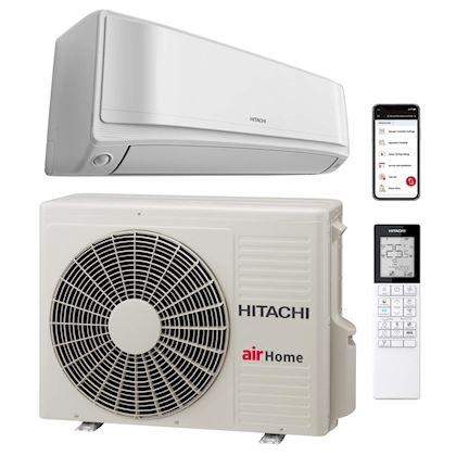 Hitachi airHome 600 binnen + buitenunit 4,2 kW R32 (incl. IR afstandsbediening en Wifi)