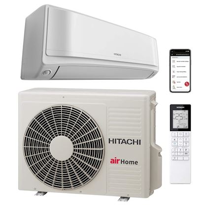 Hitachi airHome 600 binnen + buitenunit 5,0 kW R32 (incl. IR afstandsbediening en Wifi)