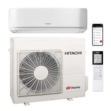 Hitachi airHome 600 binnen + buitenunit 7,0 kW R32 (incl. IR afstandsbediening en Wifi)