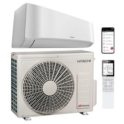 Hitachi airHome 400 binnen + buitenunit 2,5 kW R32 (incl. IR afstandsbediening en Wifi)