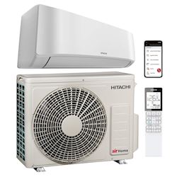 Hitachi airHome 400 binnen + buitenunit 5,0 kW R32 (incl. IR afstandsbediening en Wifi)