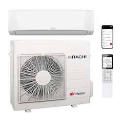 Hitachi airHome 400 binnen + buitenunit 7,0 kW R32 (incl. IR afstandsbediening en Wifi)