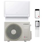 Hitachi airHome Floor binnenunit + buitenunit 3,5 kW R32 (incl. IR afstandsbediening en Wifi)