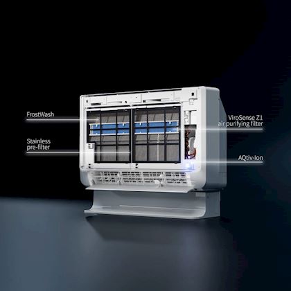Hitachi airHome Floor binnenunit vloermodel 5,0 kW R32 (incl. IR afstandsbediening en Wifi)