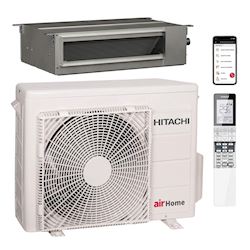Hitachi airHome Ducted Slim binnenunit + buitenunit 5,0 kW R32