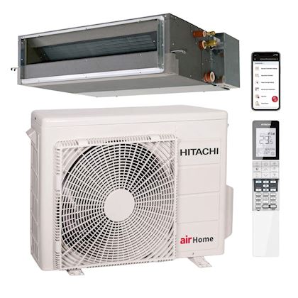 Hitachi airHome Ducted binnenunit + buitenunit 5,0 kW R32