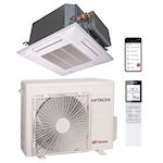 Hitachi airHome Cassette plafond binnen + buitenunit 3,5 kW R32 (excl. uitblaaspaneel incl. Wifi)