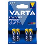 Varta batterij AAA LR03 (blister 4 stuks)