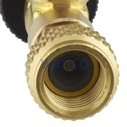 Mastercool haakse schräderopener 5/16" binnendraad x 1/4" buitendraad