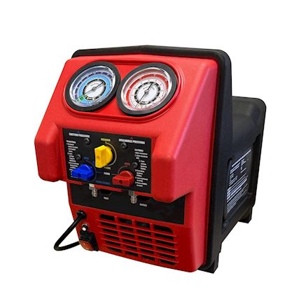 Mastercool vonkvrije afpompunit met olievrije compressor ATEX goedgekeurd (A2L/A3)