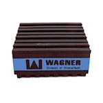 WAGNER anti-trilmat rubber met extra foamlaag 100 x 100 x 20 mm