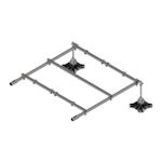Big Foot Multiframe XL 1,5 x 1,5 m Hoge voet, verlengdeel 1 meter
