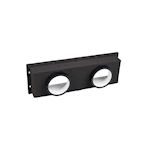 Universeel uitblaasplenum 2 x 200 mm geïsoleerd en v.v.