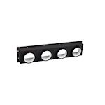 Universeel uitblaasplenum 4 x 200 mm geïsoleerd en v.v.