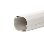 Inoac leidinggoot CD140-W lengte van 2 meter (138 x 78 mm) te bestellen per volle doos van 5 lengtes Signaalwit RAL9003