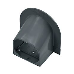 Inoac plafond/wand eindstuk NA-75-Z Antraciet RAL7016