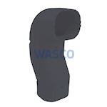 Inoac stijgende S-buiten bocht NZK-75-Z Antraciet RAL7016