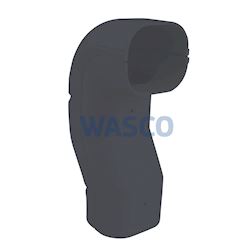 Inoac stijgende S-buiten bocht NZK-75-Z Antraciet RAL7016