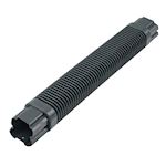 Inoac flexibele verbinding 550 mm NF-75-Z Antraciet RAL7016