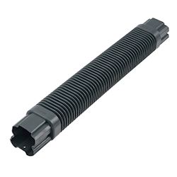 Inoac flexibele verbinding 550 mm NF-75-Z Antraciet RAL7016