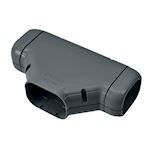 Inoac T-stuk incl. 2 x verloop NT-100-Z Antraciet RAL7016