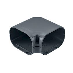 Inoac platte korte bocht 90° NH-100-Z Antraciet RAL7016