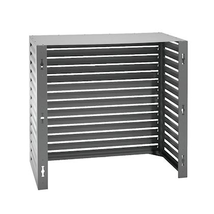 Evolar Evo-cover omkasting Large licht antraciet aluminium gepoedercoat 1100 x 1200 x 650 mm + condensorschot en opstelvoetjes