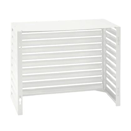 Evolar Evo-cover omkasting Medium wit aluminium gepoedercoat 800 x 1100 x 550 mm + condensorschot en opstelvoetjes