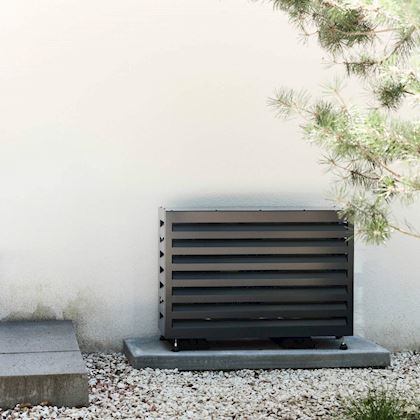 Evolar Evo-cover omkasting Small zwart aluminium gepoedercoat 700 x 1000 x 500 mm + condensorschot en opstelvoetjes