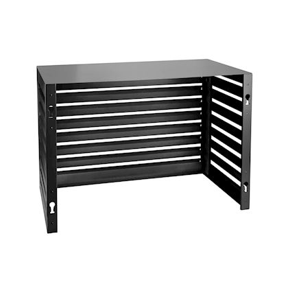 Evolar Evo-cover omkasting Large zwart aluminium gepoedercoat 1100 x 1200 x 650 mm + condensorschot en opstelvoetjes