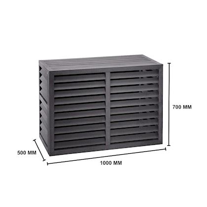Evolar Evo-cover omkasting Small houtskool grijs 700 x 1000 x 500 mm + condensorschot
