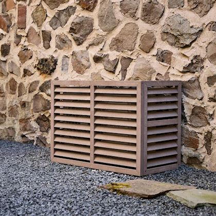 Evolar Evo-cover omkasting Small houtlook teak 700 x 1000 x 500 mm + condensorschot