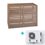 Evolar Evo-cover omkasting Large houtlook teak 1100 x 1200 x 650 mm + condensorschot