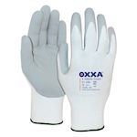 Oxxa handschoen X-Nitrile-Foam wit/grijs maat 9