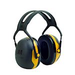3M Peltor X2 gehoorkap met hoofdband, kleur zwart/geel