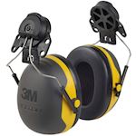 3M Peltor X2P3 gehoorkap met helmbevestiging, kleur zwart/geel