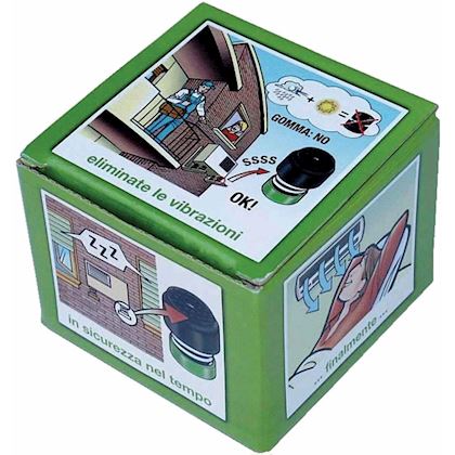 Soleco trillingsdemperset Groen 30-55kg M8 (2x Groen + 2x Blauw)