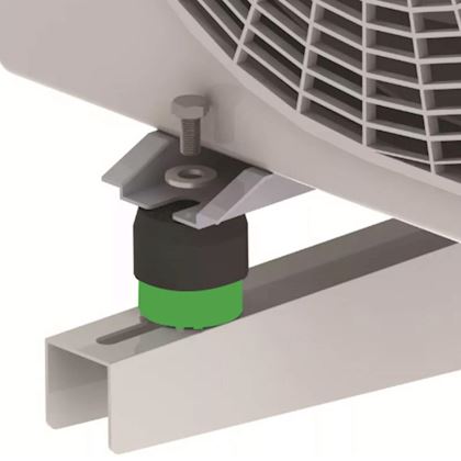 Soleco trillingsdemperset Groen 30-55kg M8 (2x Groen + 2x Blauw)