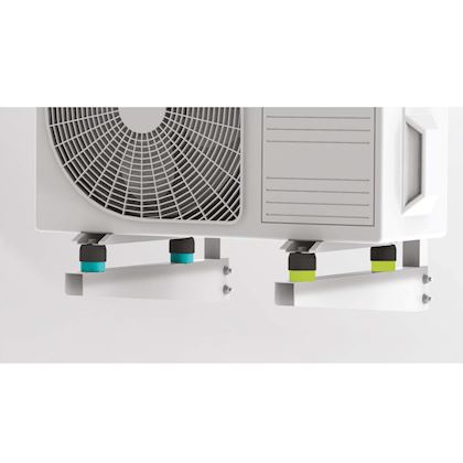 Soleco trillingsdemperset Geel 50-80kg M8 (2x Geel + 2x Blauw)