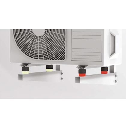 Soleco trillingsdemperset Bruin 70-120kg M8  (2x Wit + 2x Rood)